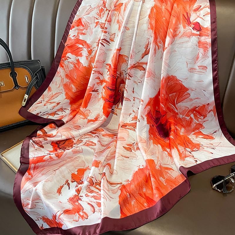 Aveline | Silk-Touch Statement Scarf