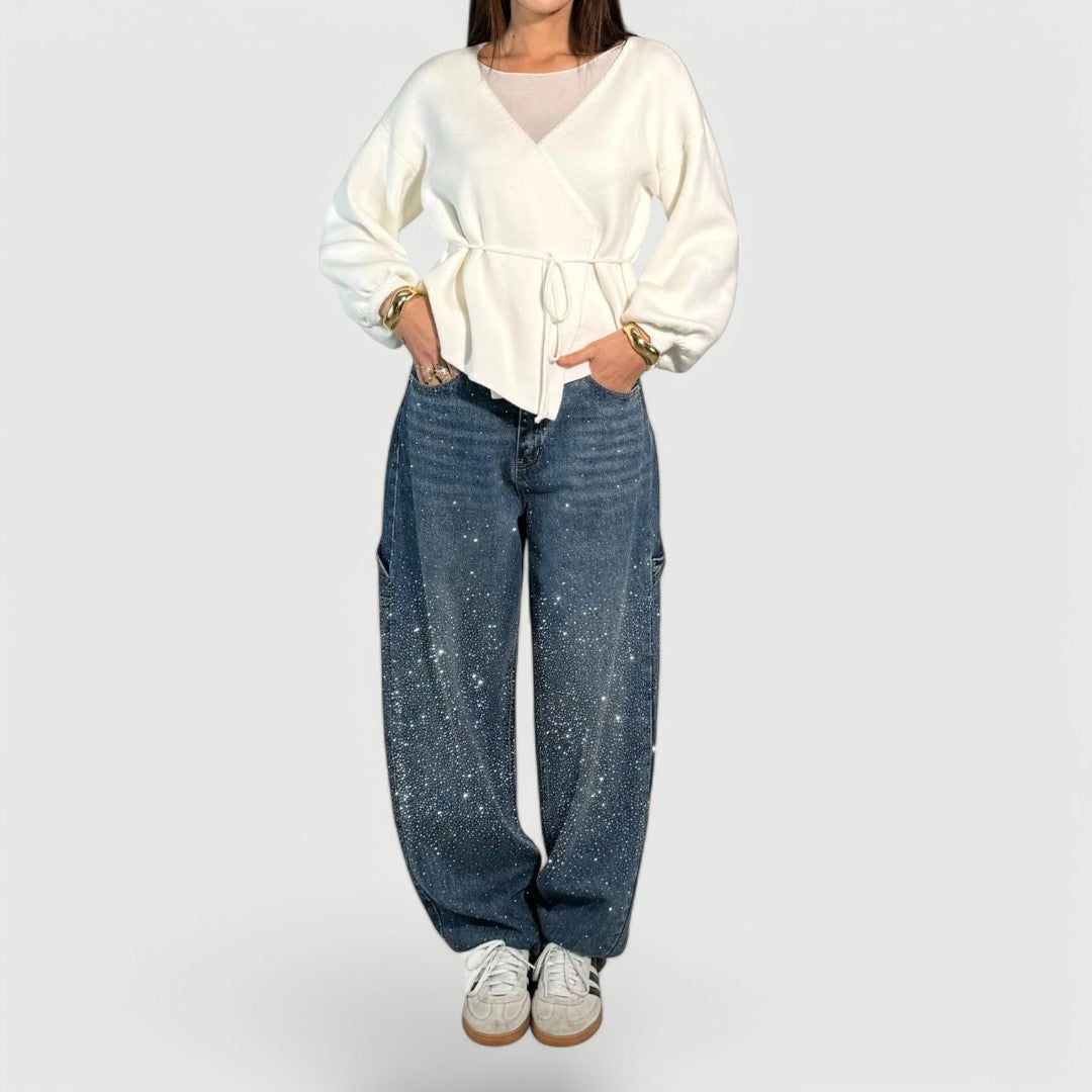 Luna Sparkle Denim – Relaxed Fit Jeans