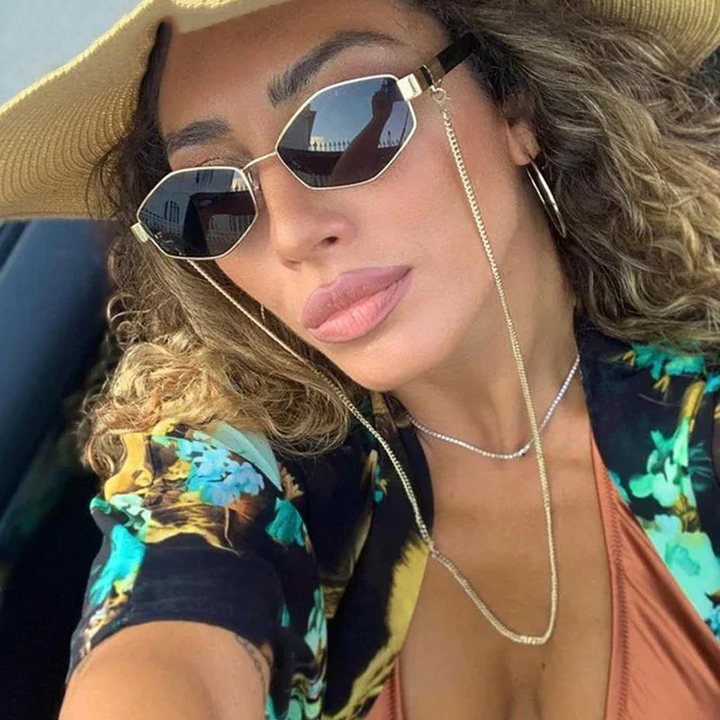 Lyra | Statement Chain Sunglasses