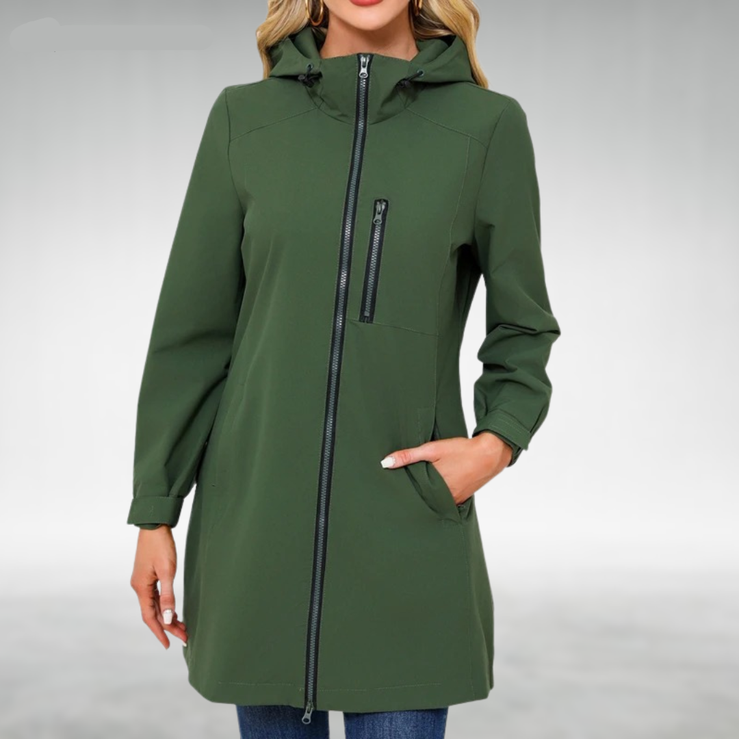 Izza | Women's Waterproof Long Jacket
