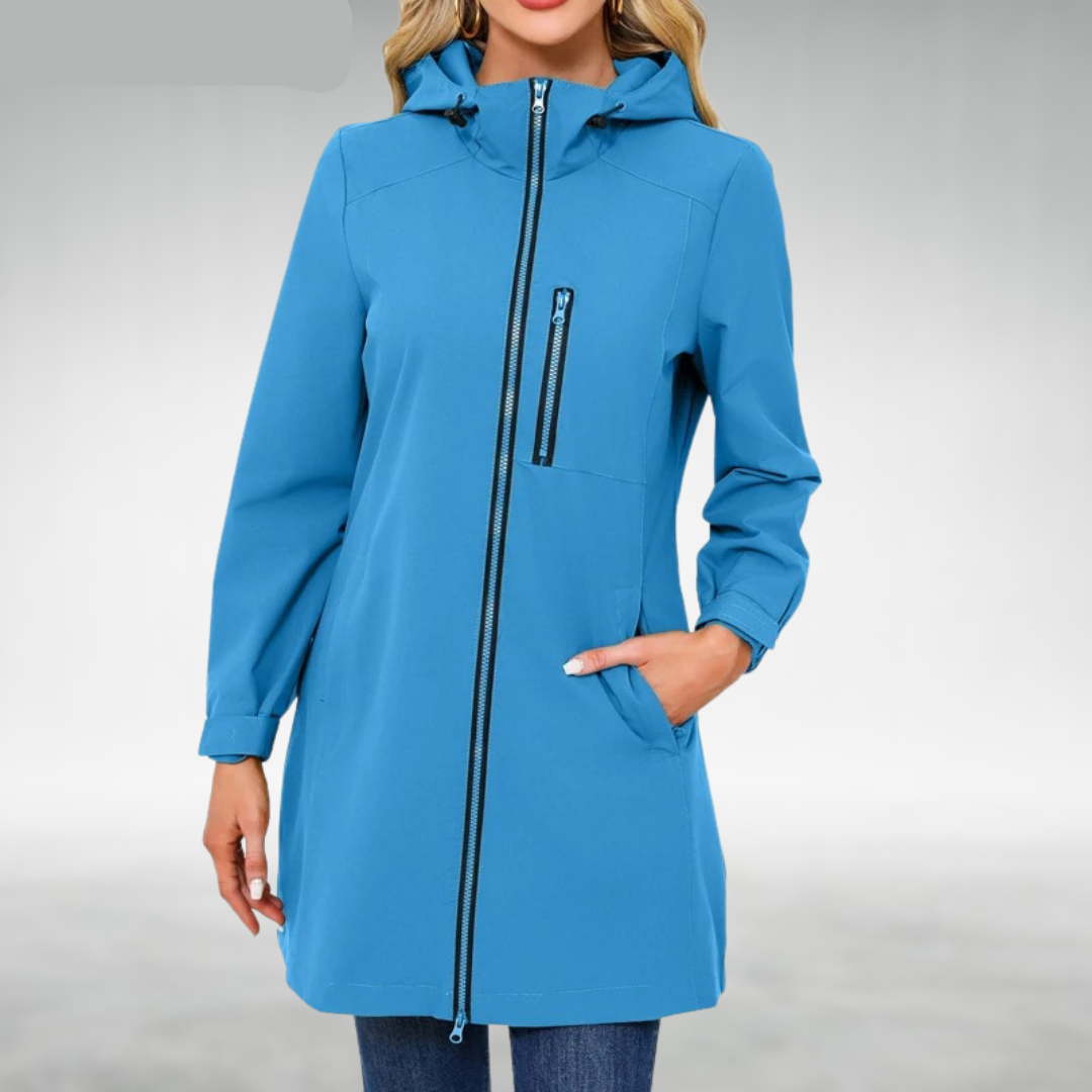Izza | Women's Waterproof Long Jacket