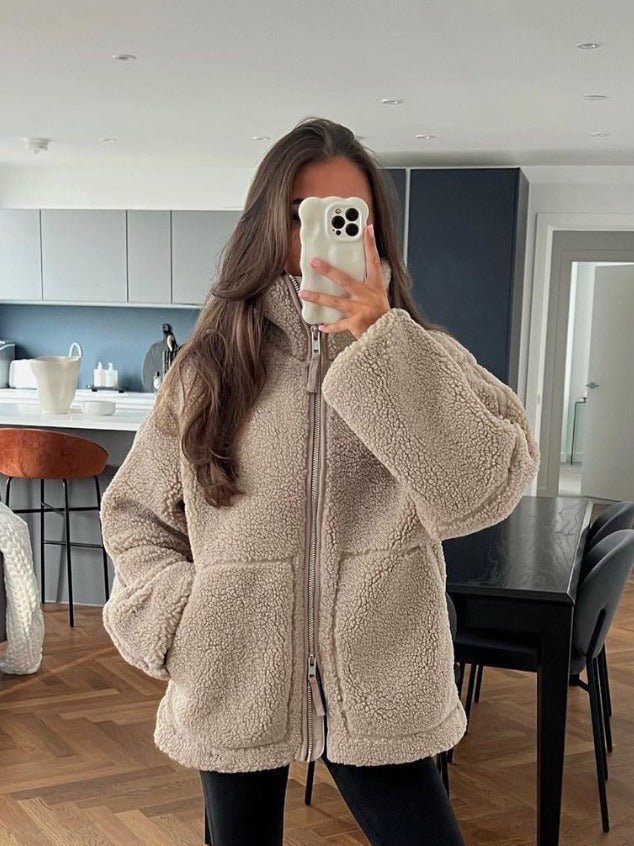 Kaja | Cozy Teddy Coat