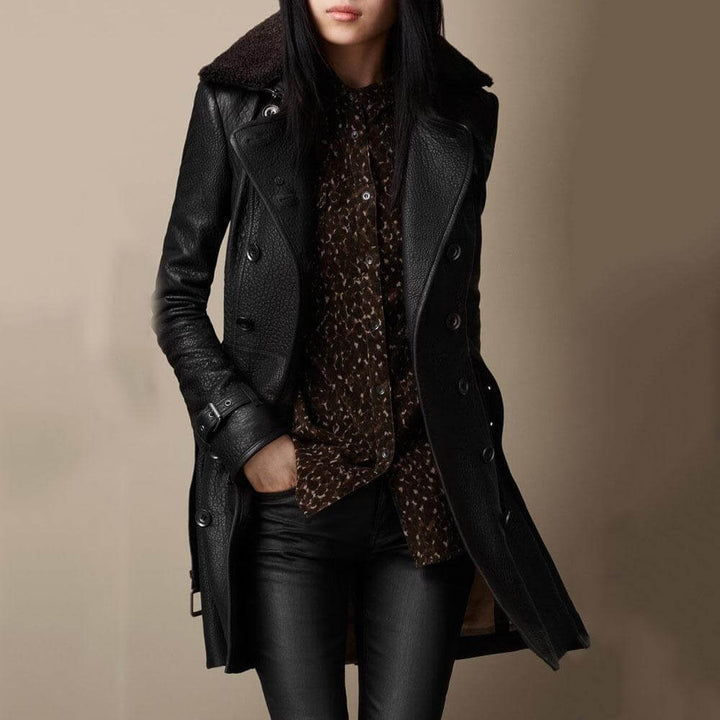 Valen | City Leather Coat