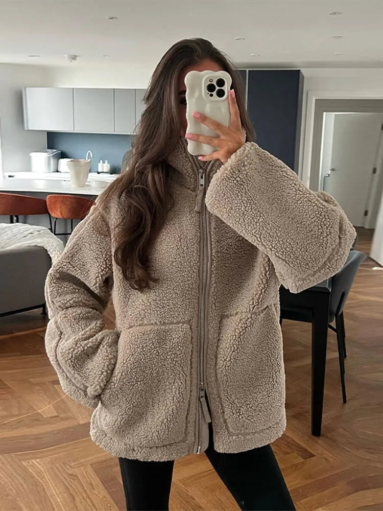 Kaja | Cozy Teddy Coat