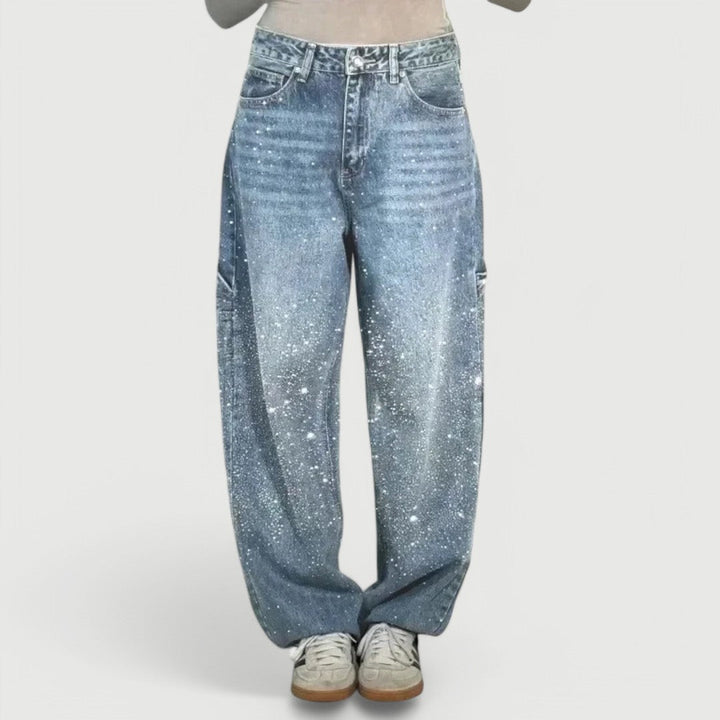 Luna Sparkle Denim – Relaxed Fit Jeans