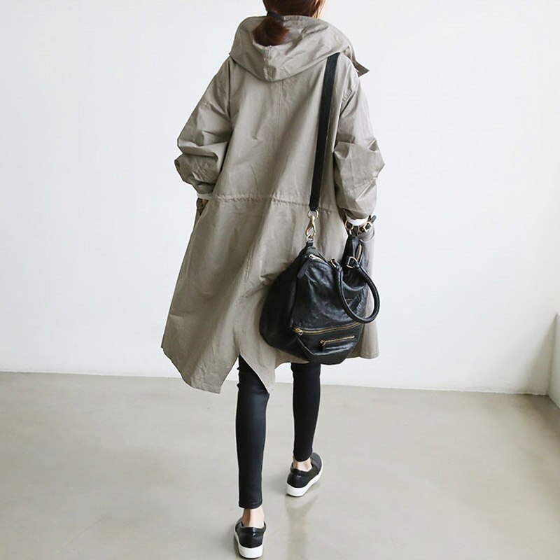 Elena | Hooded Trench Coat