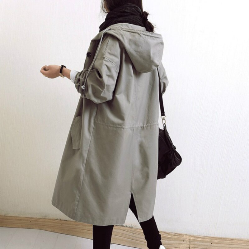 Elena | Hooded Trench Coat