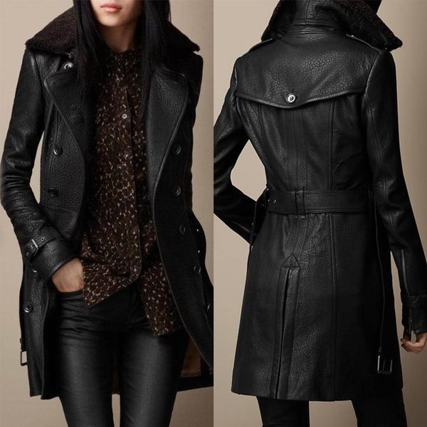 Valen | City Leather Coat